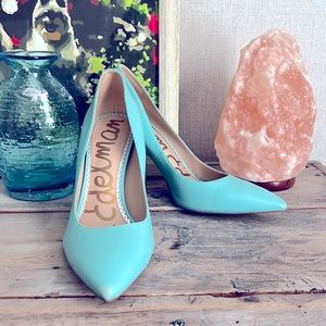 Turquoise Sam Edelman 9.5 heels